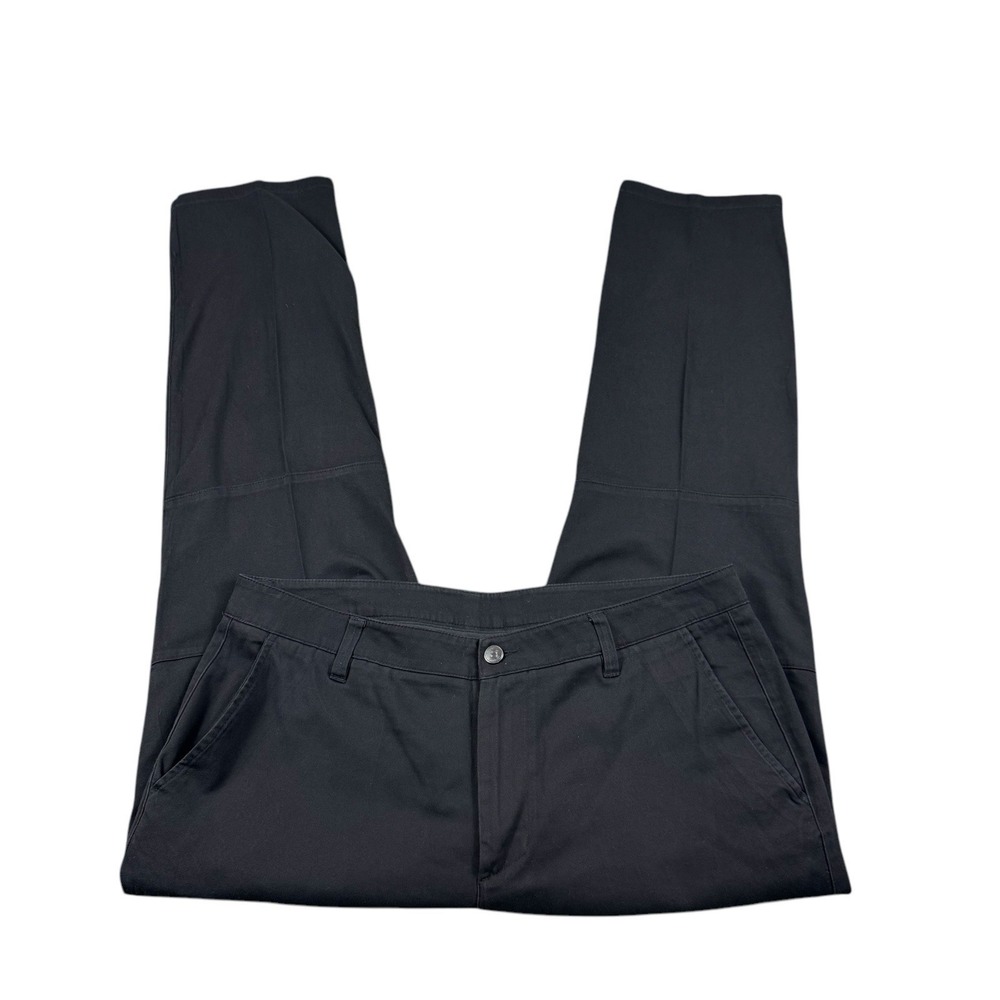 BYLT Black Classic Chino Mens Flat Front Pant Size Large 36x30